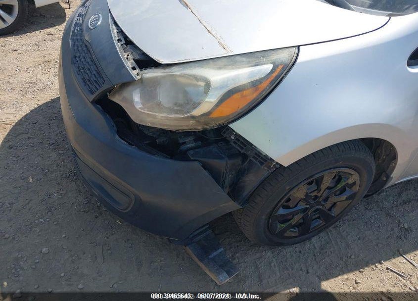 2013 KIA RIO LX VIN: KNADM4A35D6108443