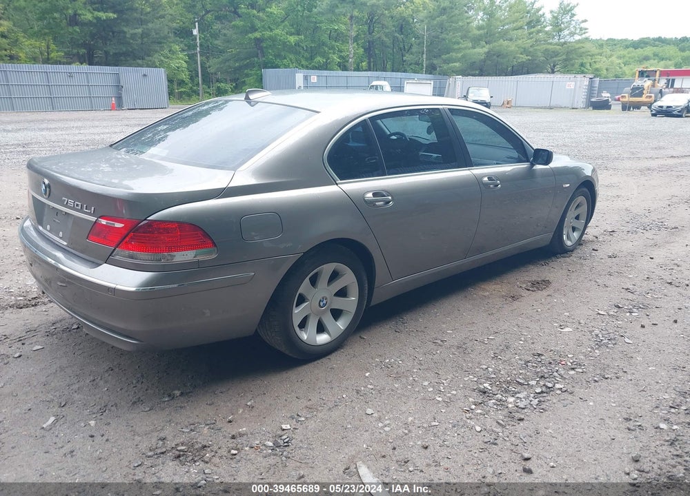2008 BMW 750LI VIN: WBAHN83508DT86611