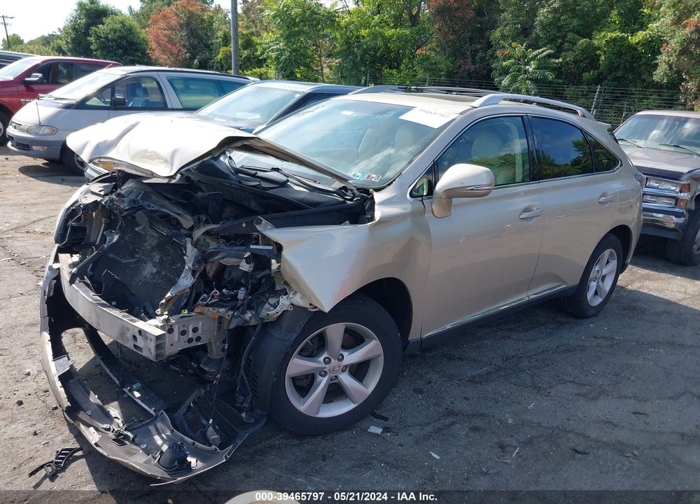 2012 LEXUS RX 350 VIN: 2T2BK1BA7CC141605