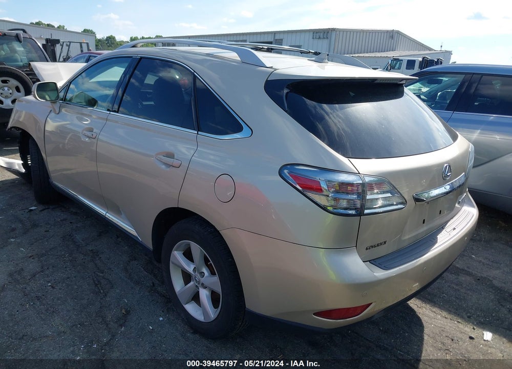 2012 LEXUS RX 350 VIN: 2T2BK1BA7CC141605