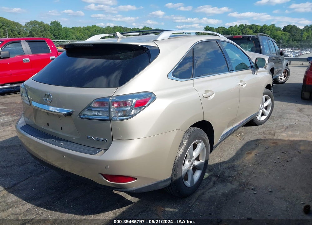 2012 LEXUS RX 350 VIN: 2T2BK1BA7CC141605