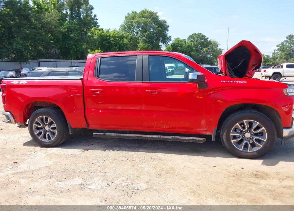 2021 CHEVROLET SILVERADO 1500 4WD SHORT BED LT VIN: 3GCUYDETXMG449272