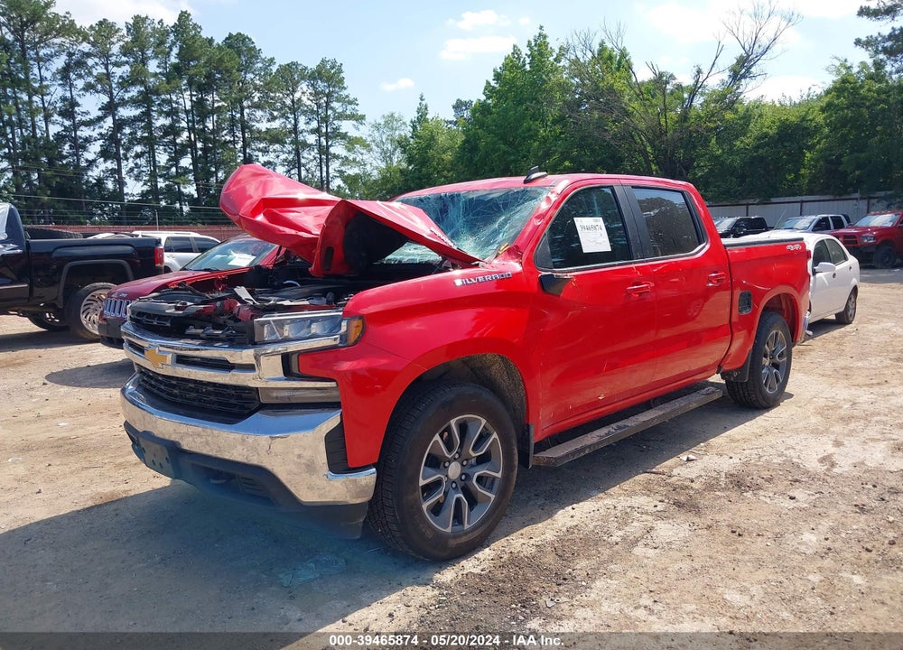 2021 CHEVROLET SILVERADO 1500 4WD SHORT BED LT VIN: 3GCUYDETXMG449272