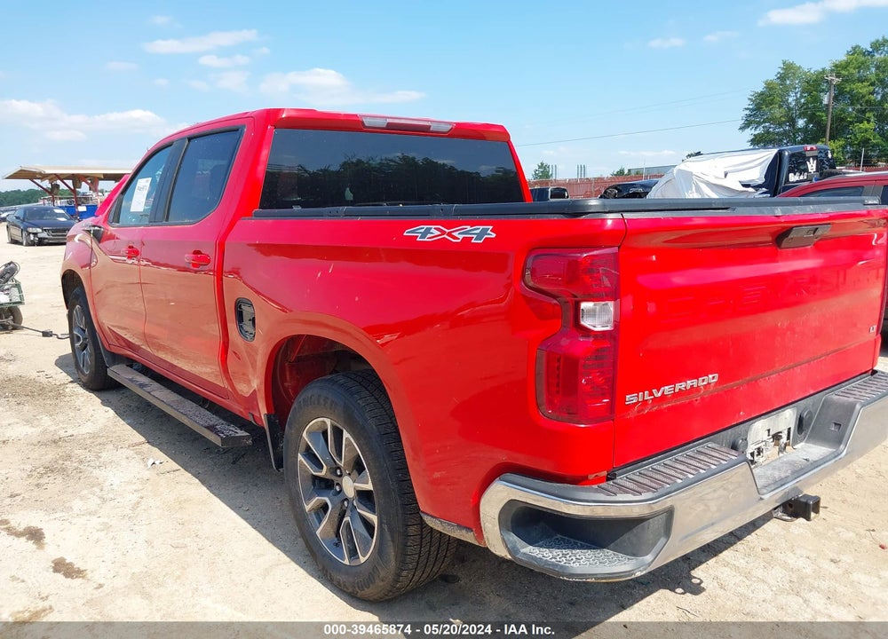 2021 CHEVROLET SILVERADO 1500 4WD SHORT BED LT VIN: 3GCUYDETXMG449272