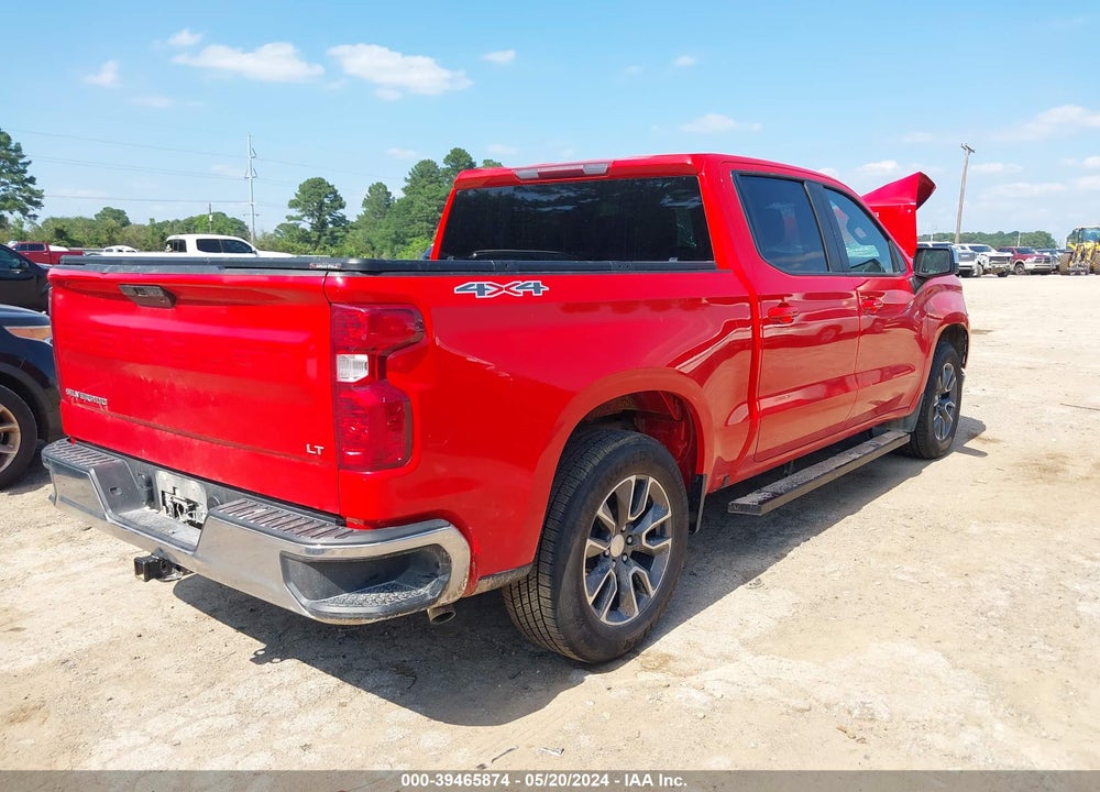 2021 CHEVROLET SILVERADO 1500 4WD SHORT BED LT VIN: 3GCUYDETXMG449272