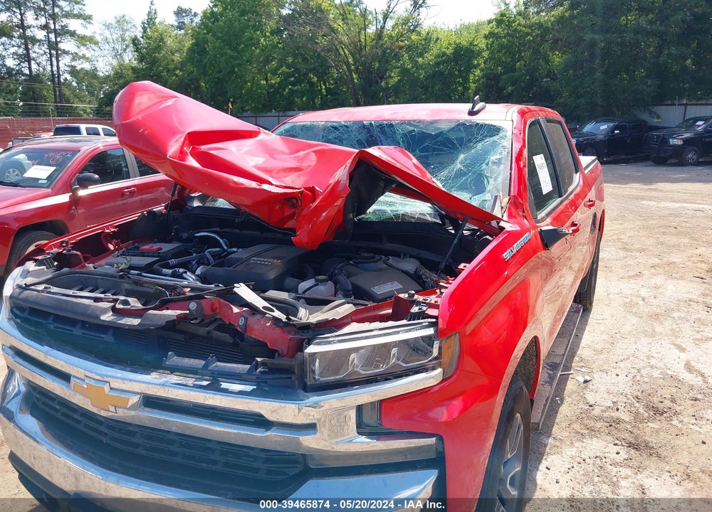 2021 CHEVROLET SILVERADO 1500 4WD SHORT BED LT VIN: 3GCUYDETXMG449272