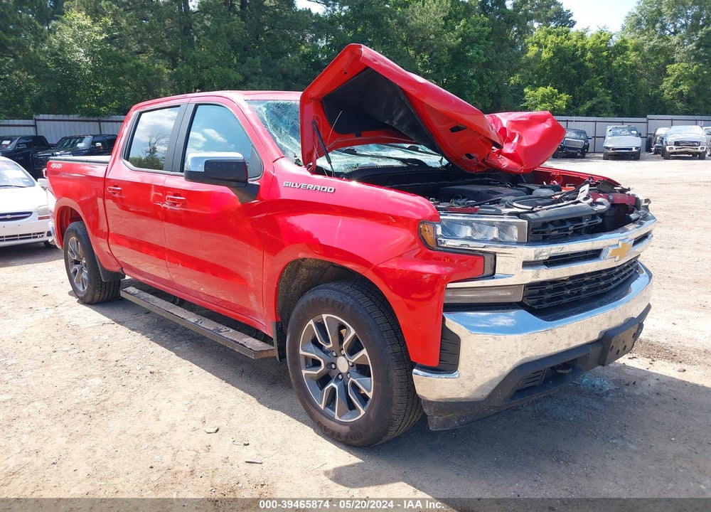 2021 CHEVROLET SILVERADO 1500 4WD SHORT BED LT VIN: 3GCUYDETXMG449272
