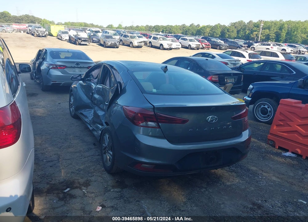 2019 HYUNDAI ELANTRA SEL VIN: KMHD84LF1KU745347