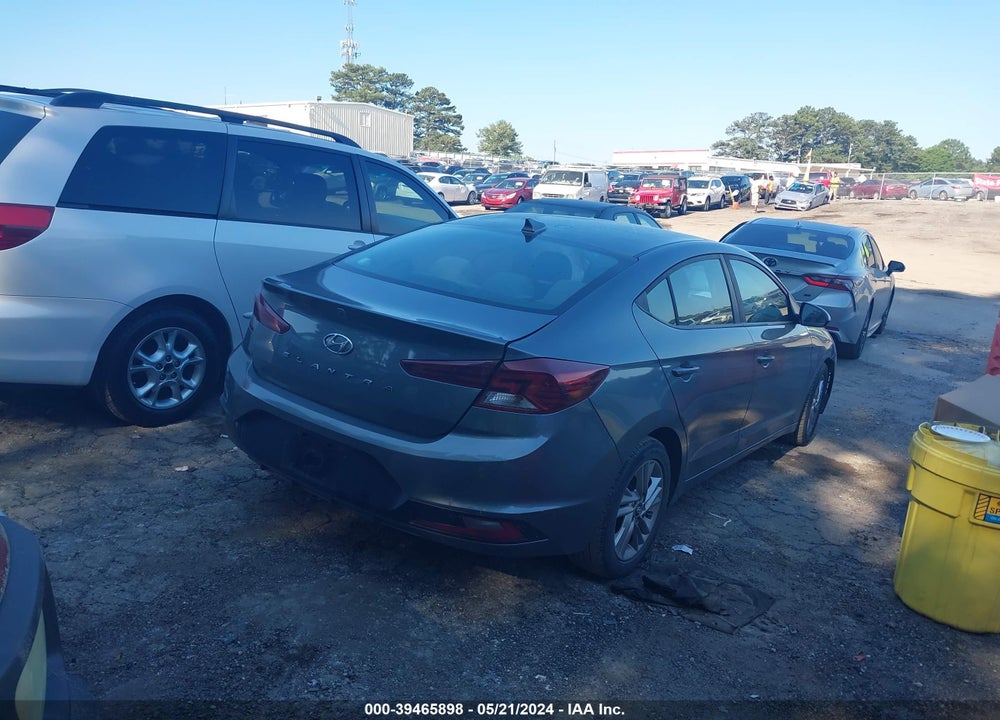 2019 HYUNDAI ELANTRA SEL VIN: KMHD84LF1KU745347