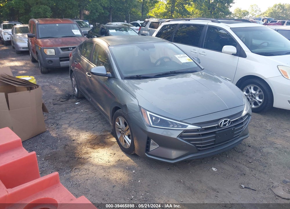 2019 HYUNDAI ELANTRA SEL VIN: KMHD84LF1KU745347