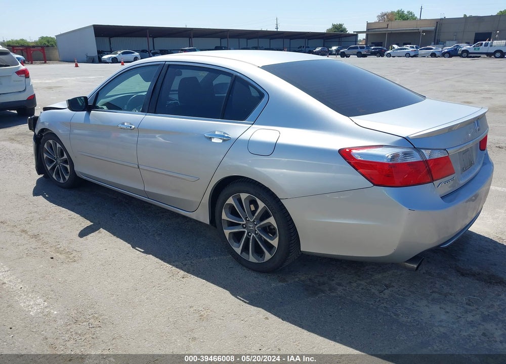 2015 HONDA ACCORD SPORT VIN: 1HGCR2F52FA089284