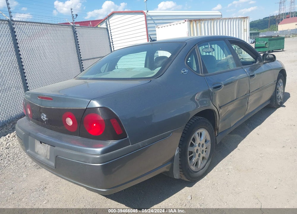 2005 CHEVROLET IMPALA VIN: 2G1WF52E959201352