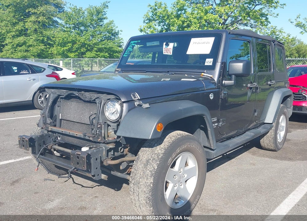 2017 JEEP WRANGLER UNLIMITED SPORT 4X4 VIN: 1C4BJWDG4HL754478