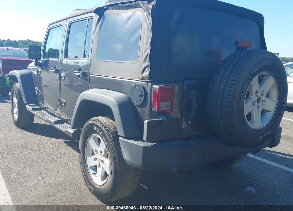 2017 JEEP WRANGLER UNLIMITED SPORT 4X4 VIN: 1C4BJWDG4HL754478