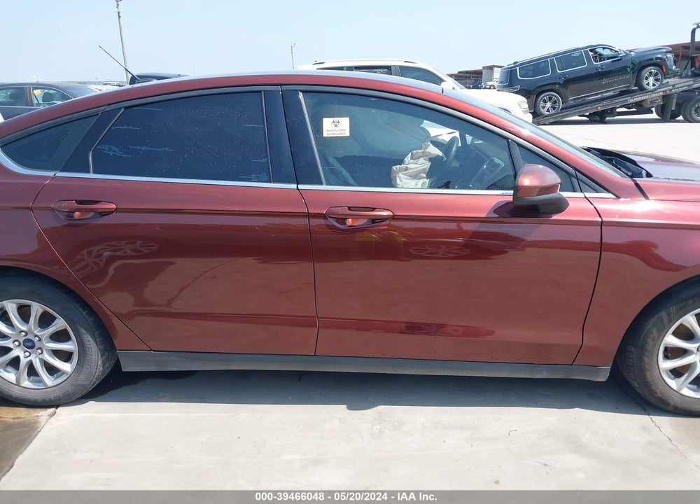 2016 FORD FUSION S VIN: 3FA6P0G77GR327780