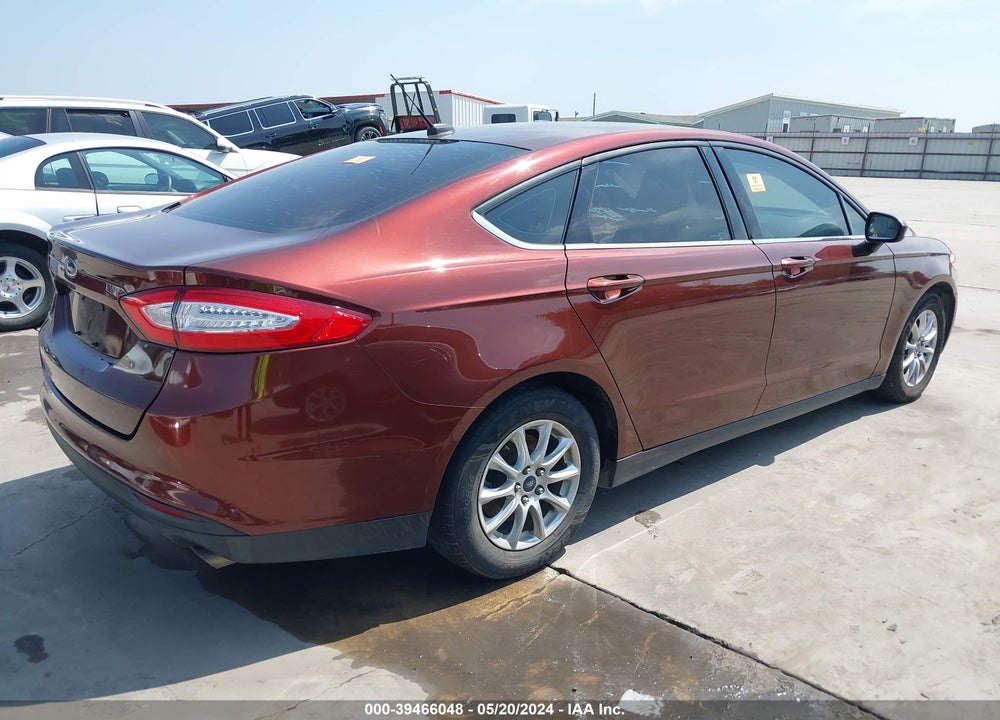 2016 FORD FUSION S VIN: 3FA6P0G77GR327780