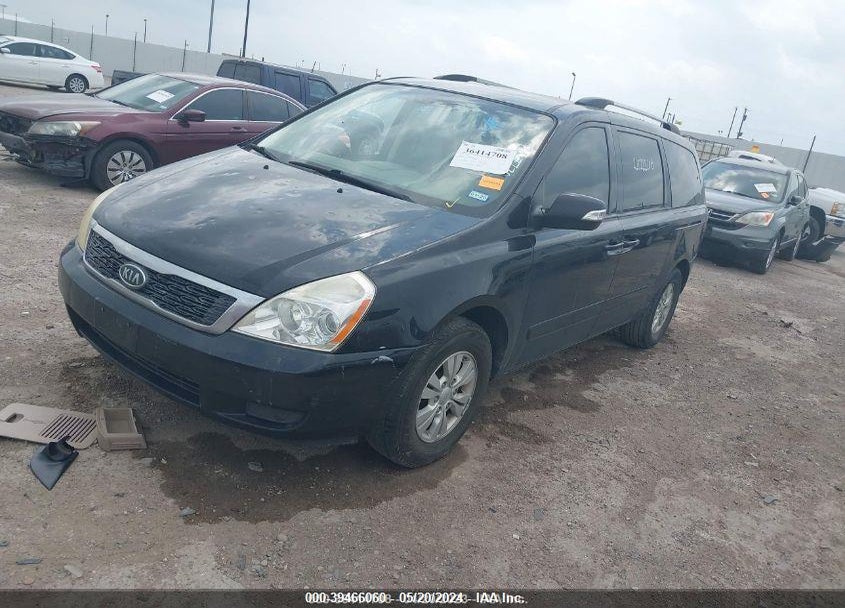 2012 KIA SEDONA LX VIN: KNDMG4C76C6455708
