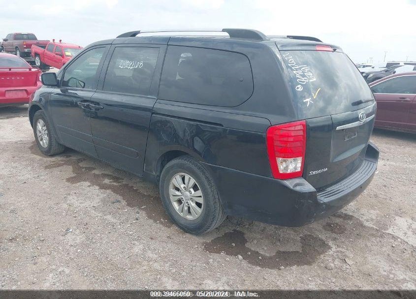 2012 KIA SEDONA LX VIN: KNDMG4C76C6455708