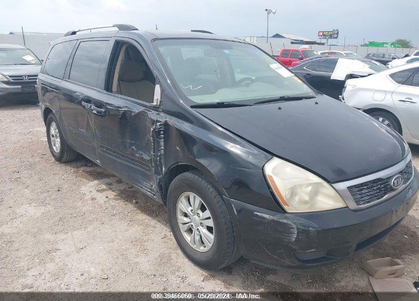 2012 KIA SEDONA LX VIN: KNDMG4C76C6455708