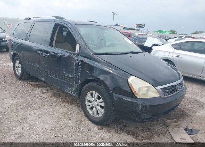 2012 KIA SEDONA LX VIN: KNDMG4C76C6455708