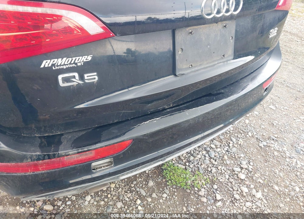 2012 AUDI Q5 3.2 PREMIUM PLUS VIN: WA1DKAFP1CA044054