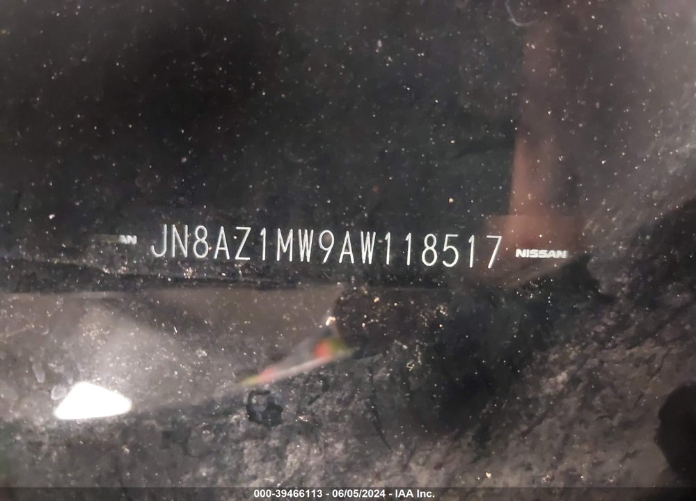 2010 NISSAN MURANO SL VIN: JN8AZ1MW9AW118517