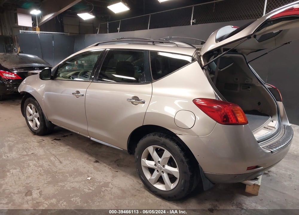 2010 NISSAN MURANO SL VIN: JN8AZ1MW9AW118517