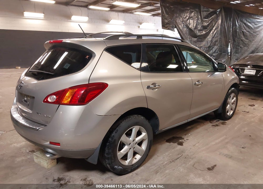 2010 NISSAN MURANO SL VIN: JN8AZ1MW9AW118517
