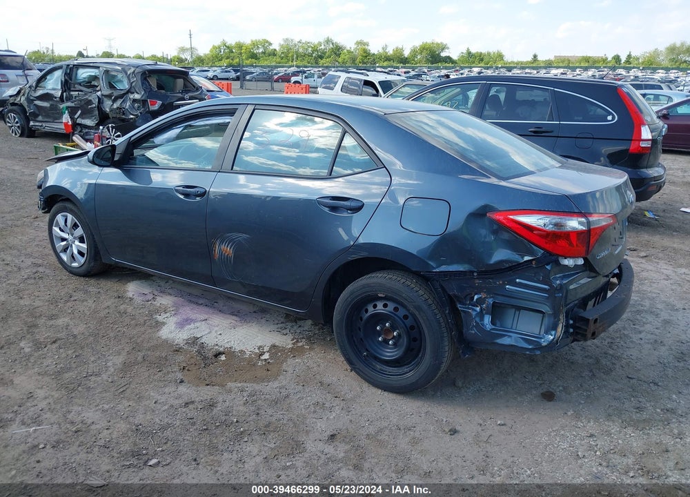 2016 TOYOTA COROLLA LE VIN: 2T1BURHE3GC577008