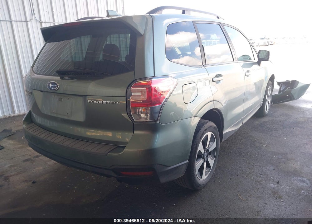 2018 SUBARU FORESTER 2.5I PREMIUM VIN: JF2SJAEC0JH464036