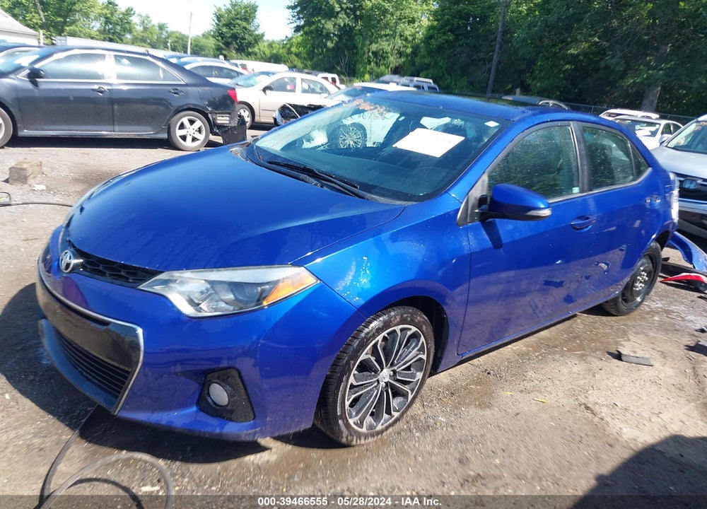 2015 TOYOTA COROLLA S PLUS VIN: 2T1BURHE7FC229419