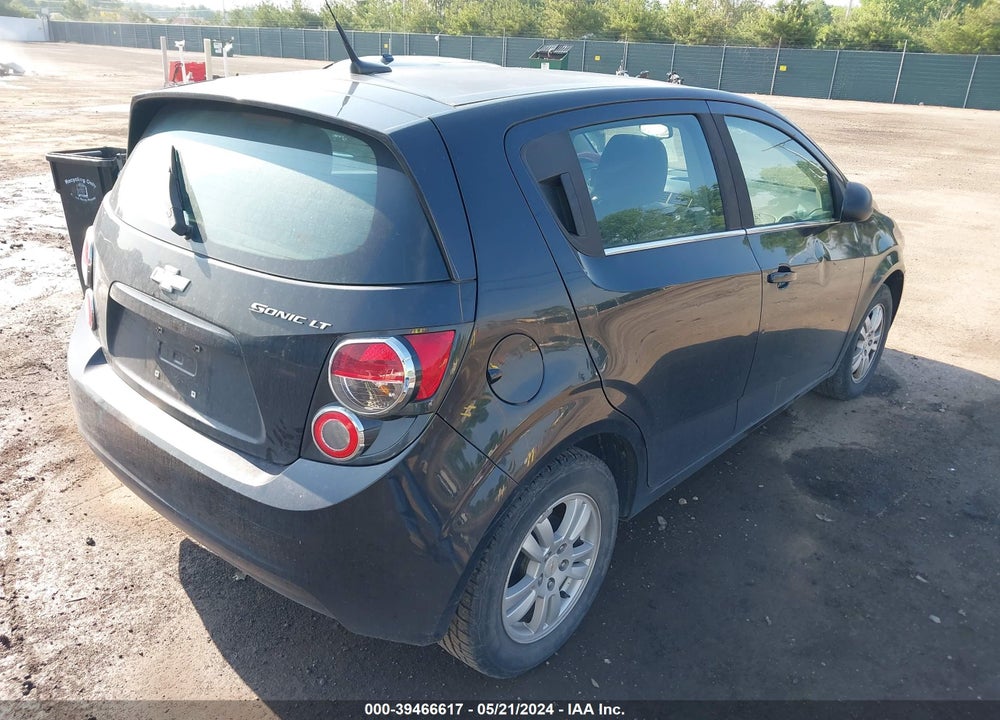 2014 CHEVROLET SONIC LT AUTO VIN: 1G1JC6SH2E4160746