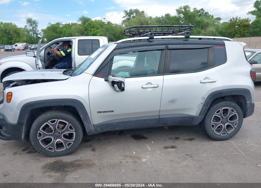 2016 JEEP RENEGADE LIMITED VIN: ZACCJBDT5GPC69139