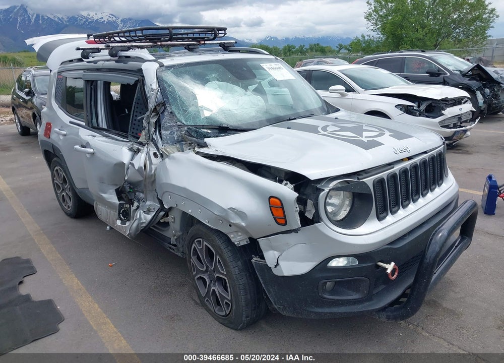 2016 JEEP RENEGADE LIMITED VIN: ZACCJBDT5GPC69139