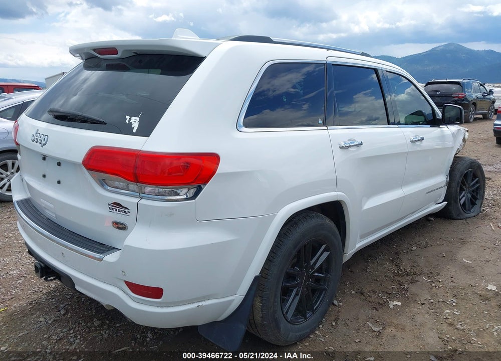 2014 JEEP GRAND CHEROKEE OVERLAND VIN: 1C4RJFCG0EC376655