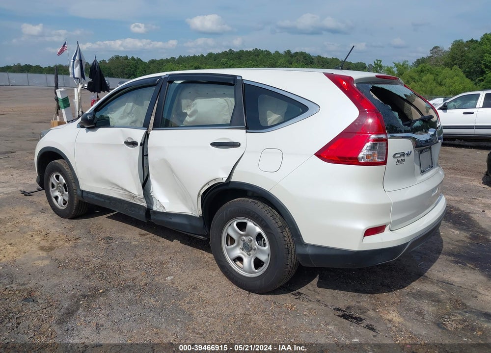 2015 HONDA CR-V LX VIN: 5J6RM4H30FL106872