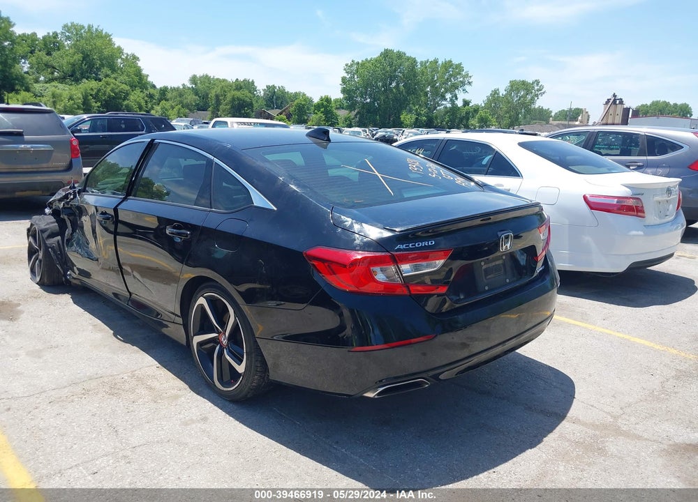 2019 HONDA ACCORD SPORT VIN: 1HGCV1F39KA166599