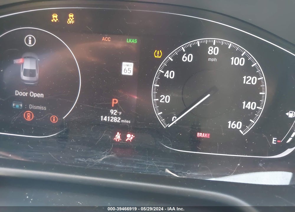 2019 HONDA ACCORD SPORT VIN: 1HGCV1F39KA166599