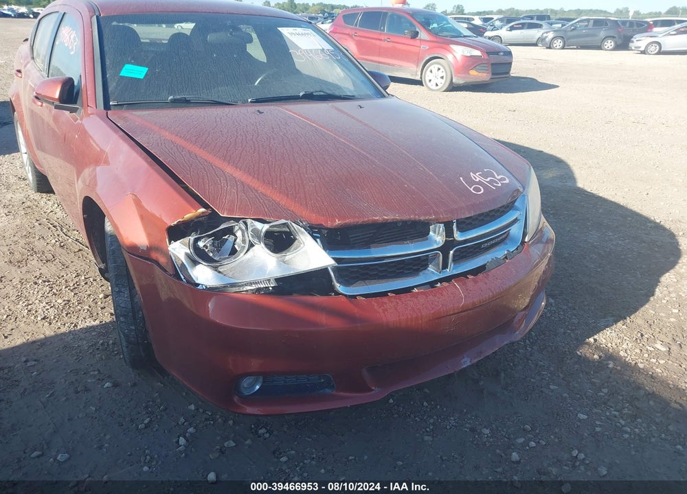 2012 AVENGER DODGE  SXT VIN: 1C3CDZCB7CN220816