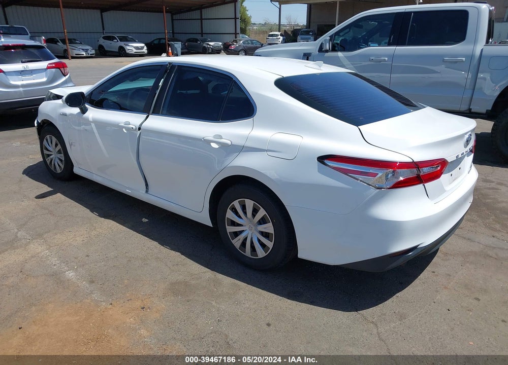 2020 TOYOTA CAMRY LE HYBRID VIN: 4T1C31AK1LU523949