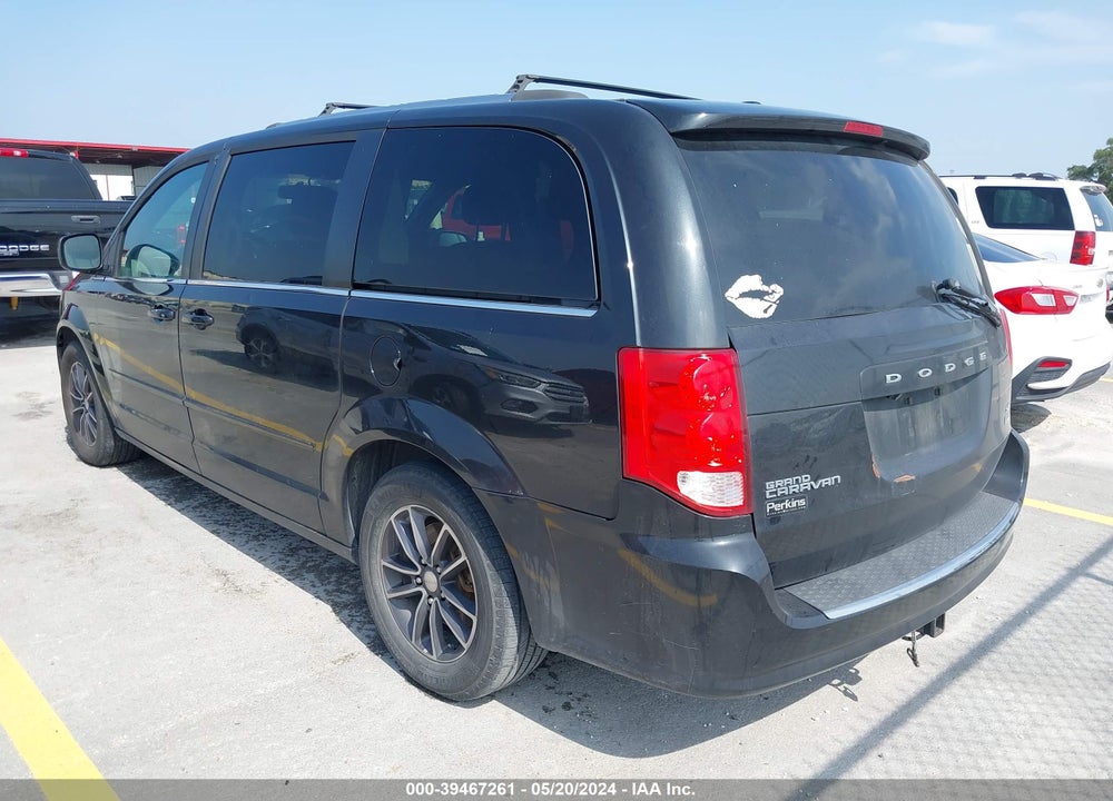 2017 DODGE GRAND CARAVAN SXT VIN: 2C4RDGCG6HR852755