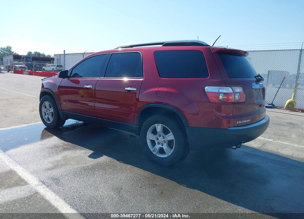 2009 GMC ACADIA SLE-1 VIN: 1GKER13DX9J102725