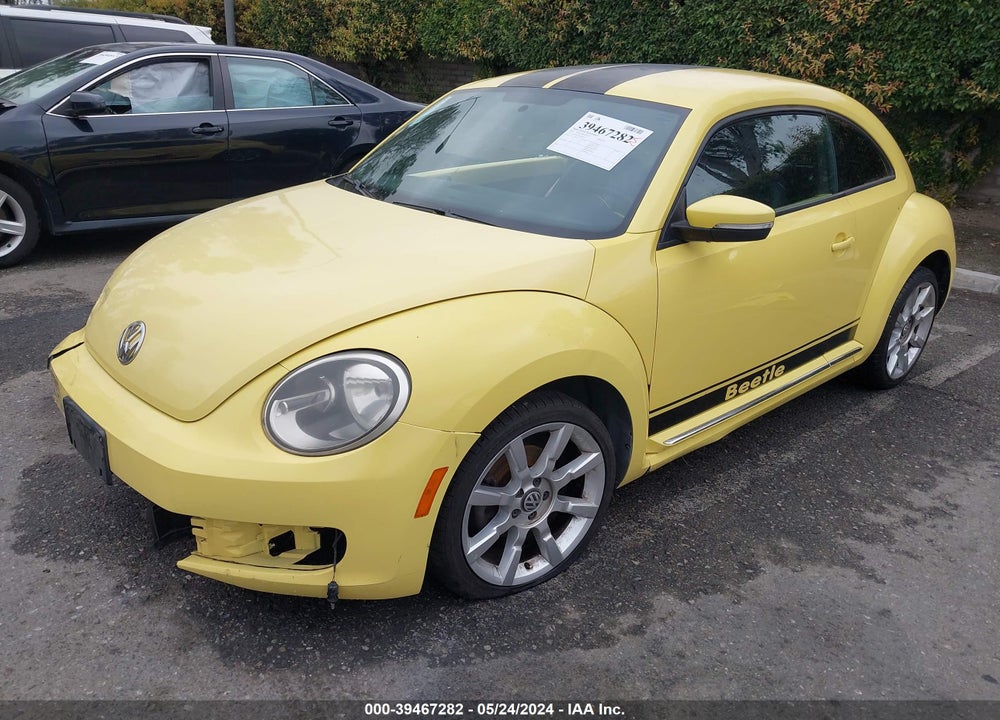 2012 VOLKSWAGEN BEETLE 2.5L VIN: 3VWJP7AT0CM603367