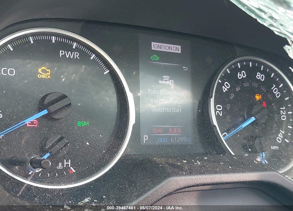 2020 TOYOTA RAV4 XLE HYBRID VIN: 2T3RWRFV3LW052090
