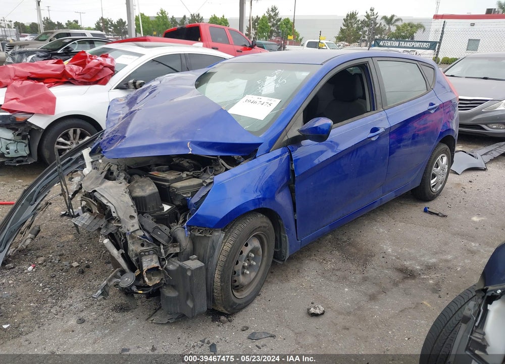 2014 HYUNDAI ACCENT GS VIN: KMHCT5AE9EU157954