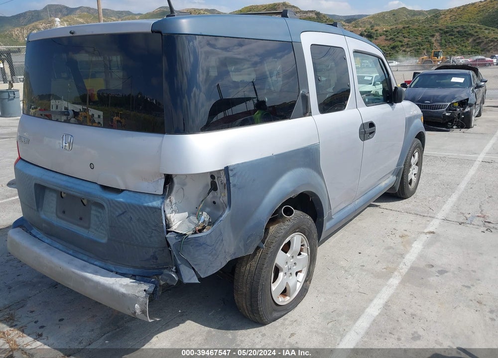 2005 HONDA ELEMENT EX VIN: 5J6YH186X5L008469