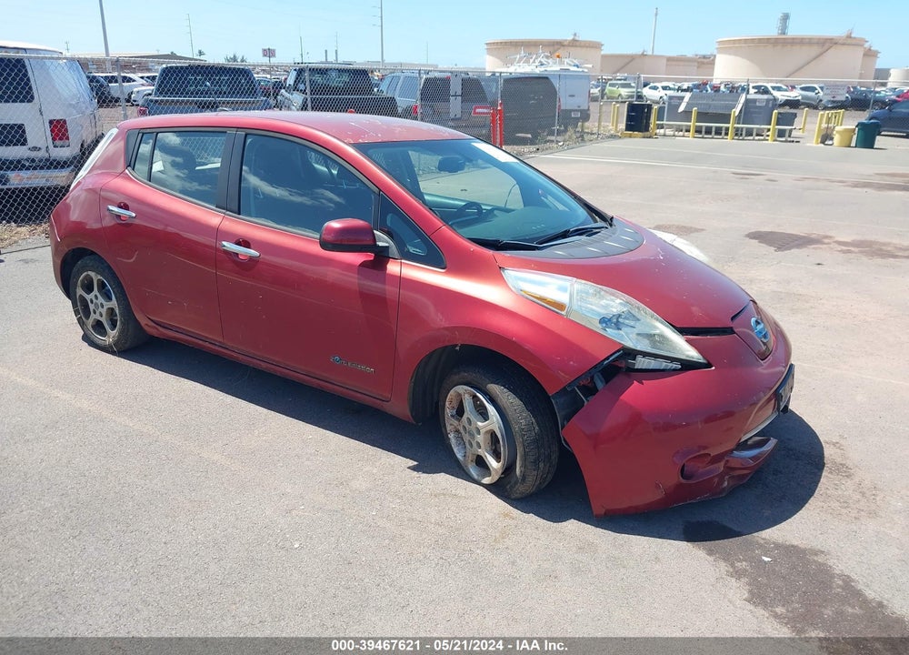 2014 NISSAN LEAF SV VIN: 1N4AZ0CPXEC336107