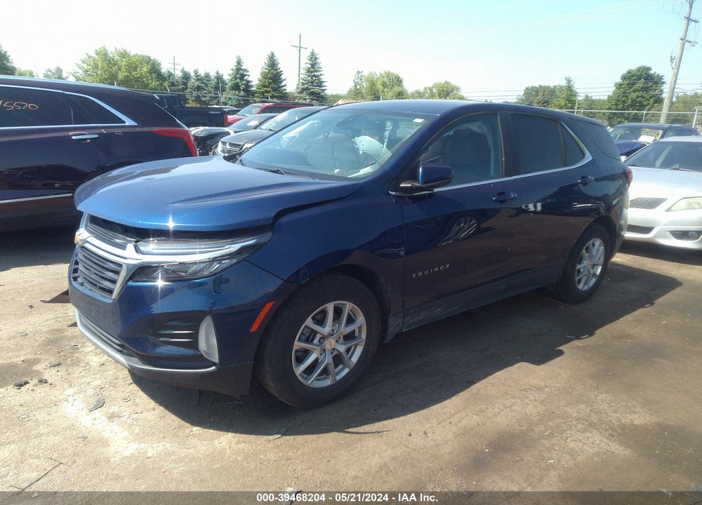 2022 CHEVROLET EQUINOX FWD LT VIN: 3GNAXKEV9NL282656