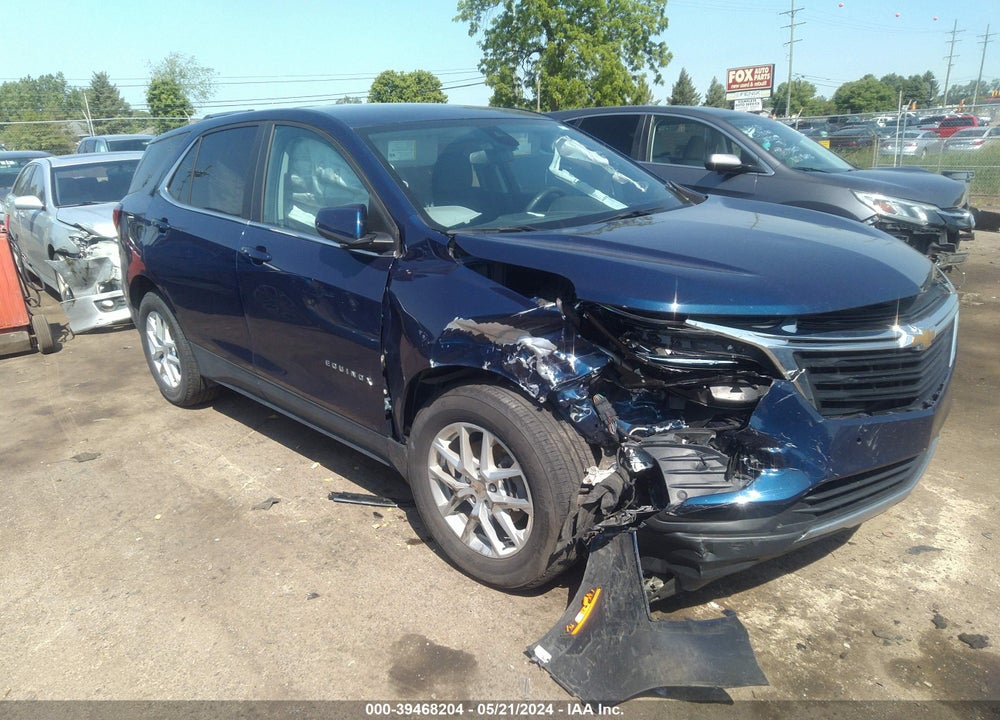 2022 CHEVROLET EQUINOX FWD LT VIN: 3GNAXKEV9NL282656