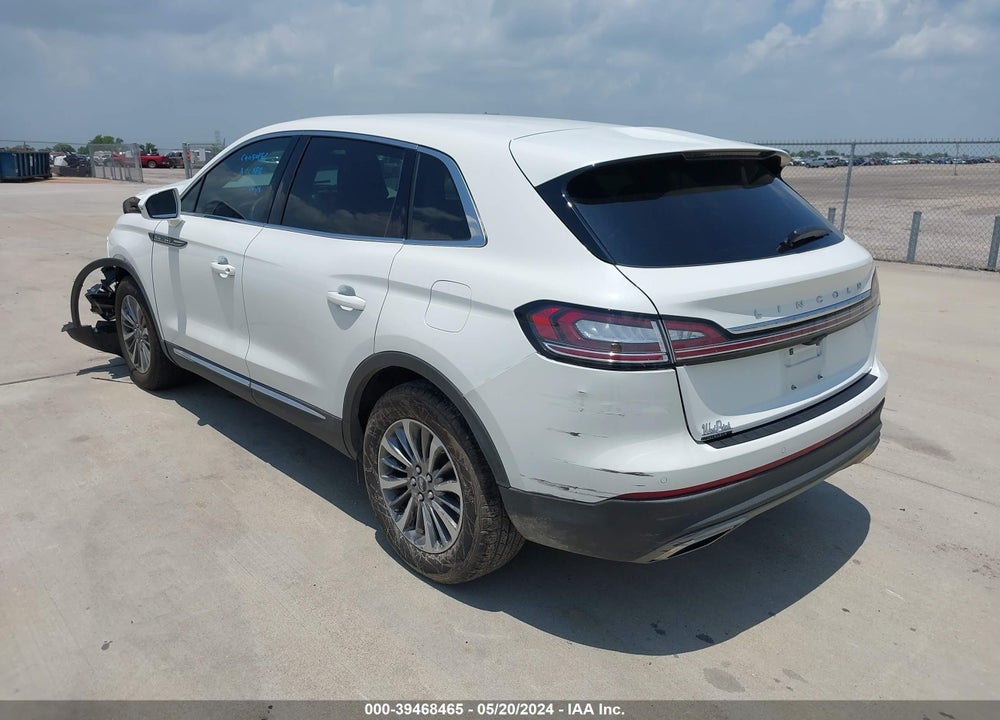 2022 LINCOLN NAUTILUS STANDARD VIN: 2LMPJ6J99NBL02789